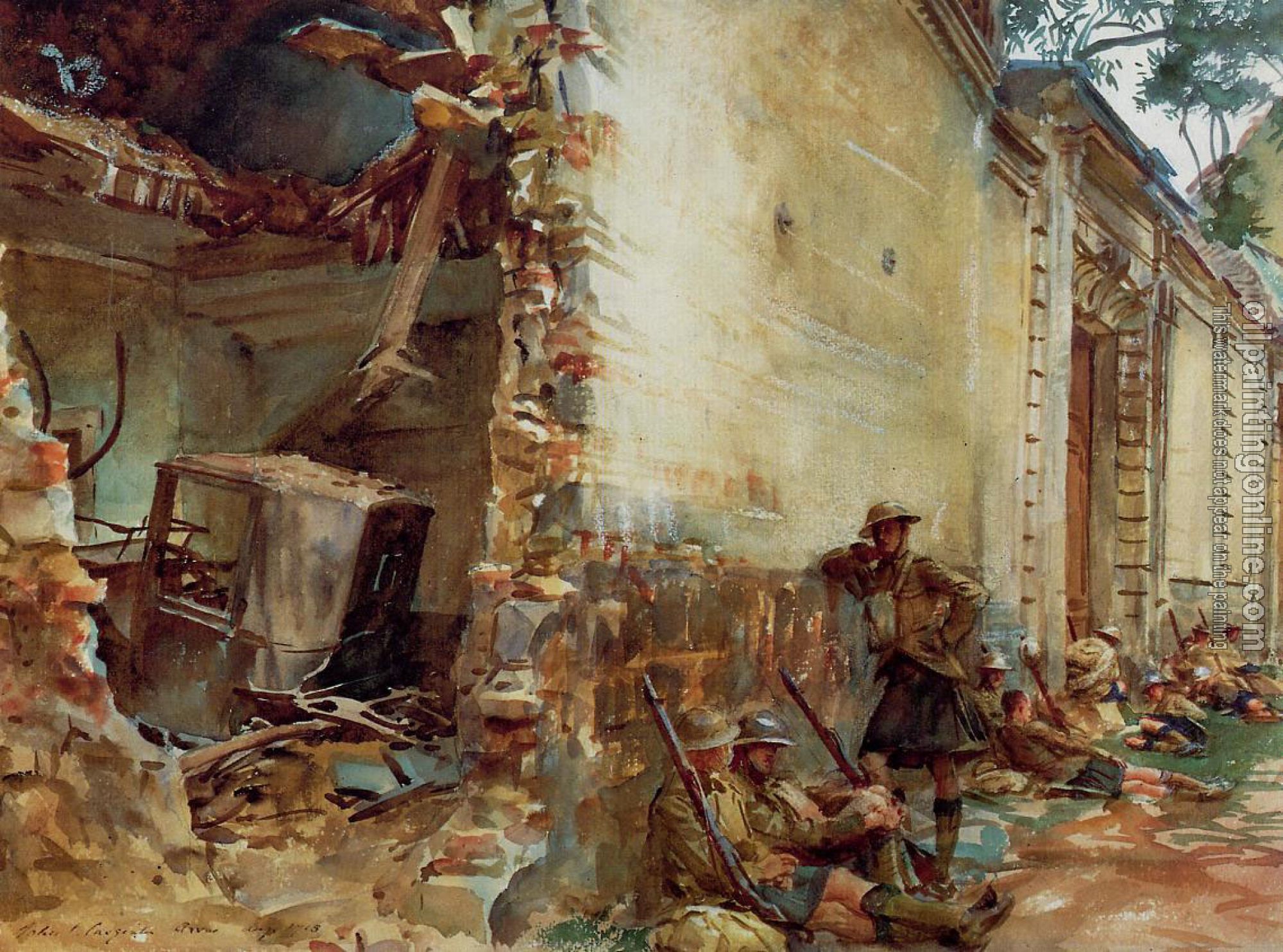 Sargent, John Singer - Street in Arras